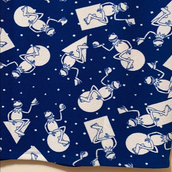 NWT Disney Kermit The Frog LuLaRoe Skirt SZ-L - Picture 5 of 7